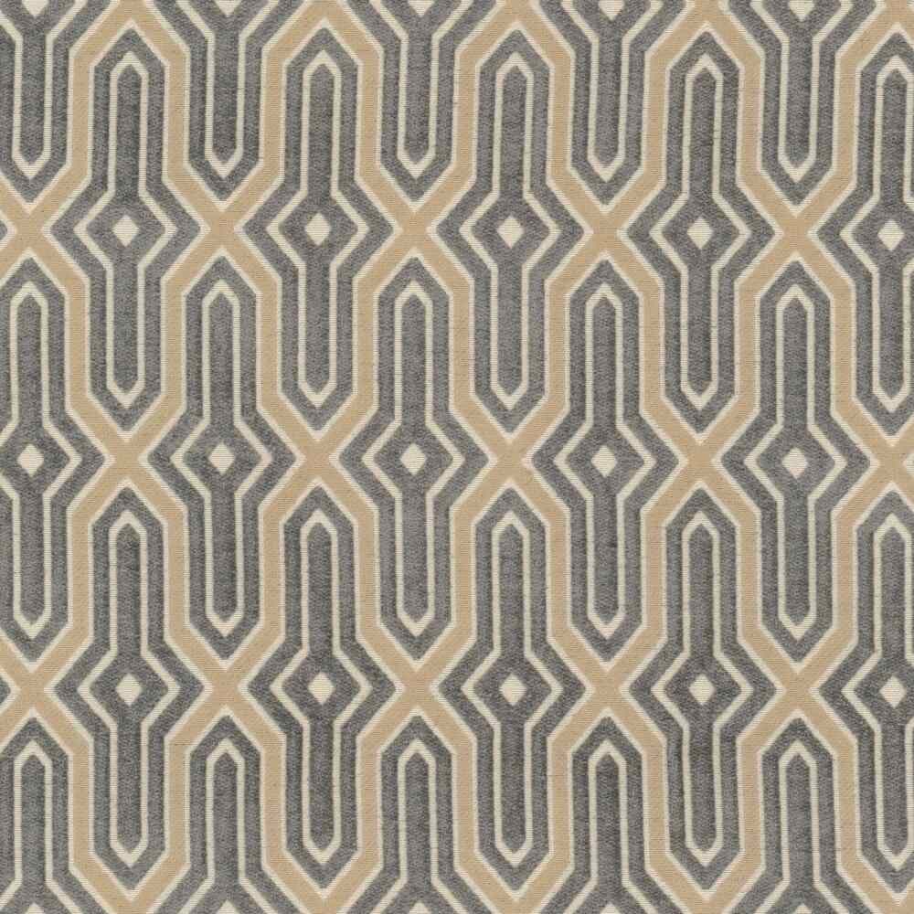 Sample of Stout Poise Steel 2 Rainbow Library Collection Indoor Upholstery Fabric