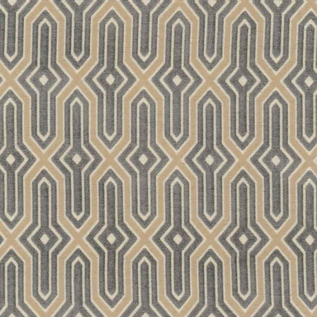 Sample of Stout Poise Steel 2 Rainbow Library Collection Indoor Upholstery Fabric