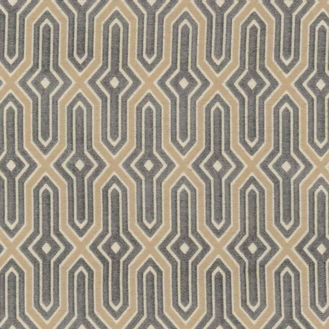 Sample of Stout Poise Steel 2 Rainbow Library Collection Indoor Upholstery Fabric