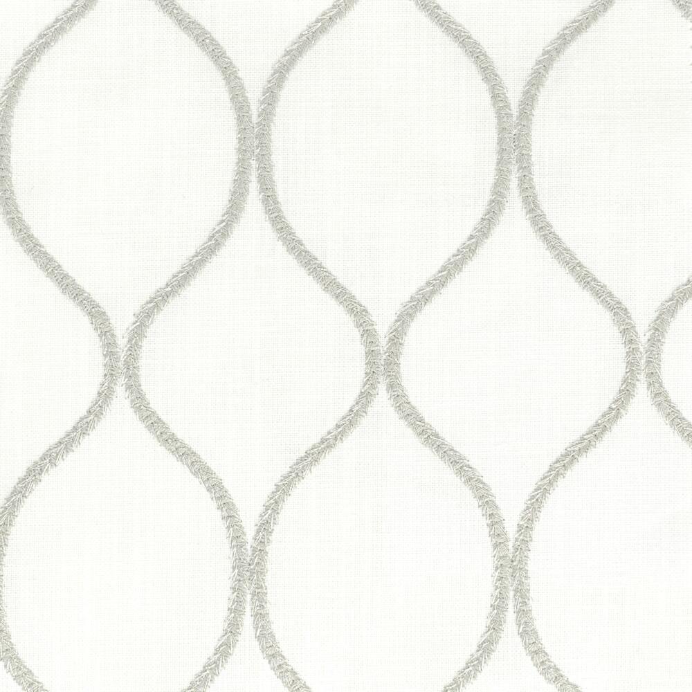 Sample of Stout Postmark Chrome 3 Color My Window Collection Multipurpose Fabric