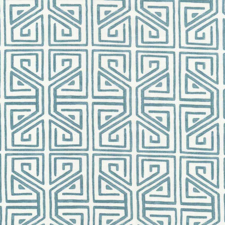 Sample of Stout Revelry Aqua 3 Rainbow Library Collection Multipurpose Fabric