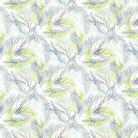 Sample of Stout Rotola Caribbean 3 Color My Window Collection Drapery Fabric