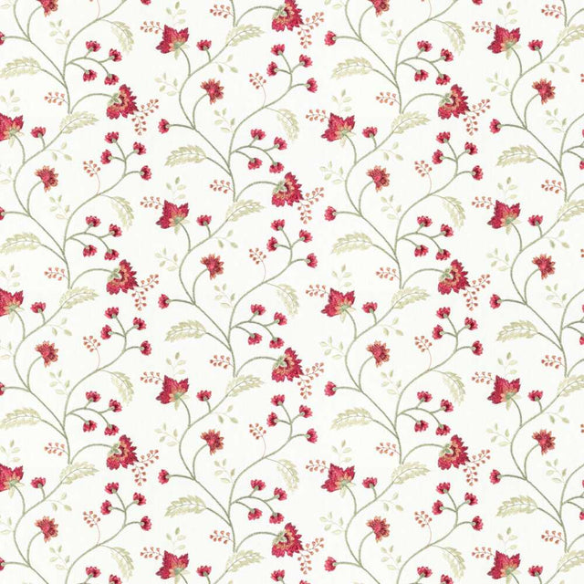Sample of Stout Sardinia Raspberry 1 Rainbow Library Collection Multipurpose Fabric