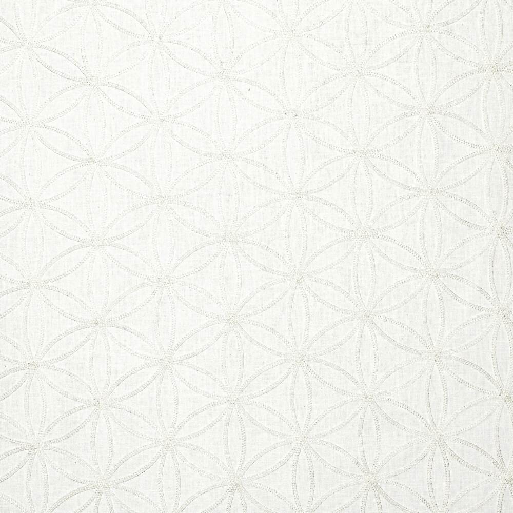 Sample of Stout Snicker Eggshell 2 Color My Window Collection Drapery Fabric