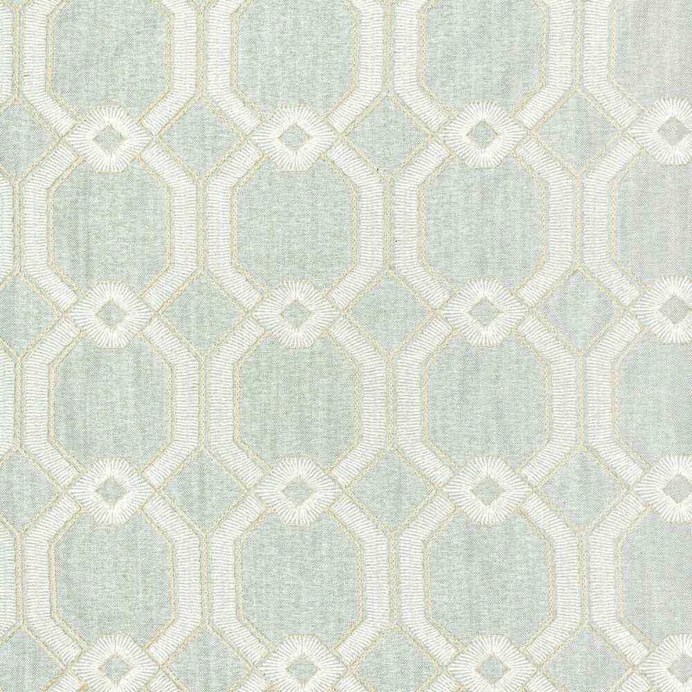 Sample of Stout Strobe Glacier 3 Color My Window Collection Multipurpose Fabric