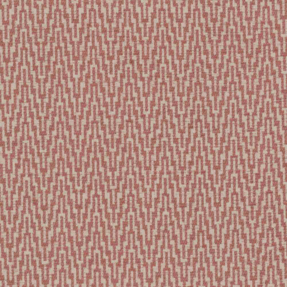 Sample of Stout Tetzel Terracotta 2 Rainbow Library Collection Indoor Upholstery Fabric