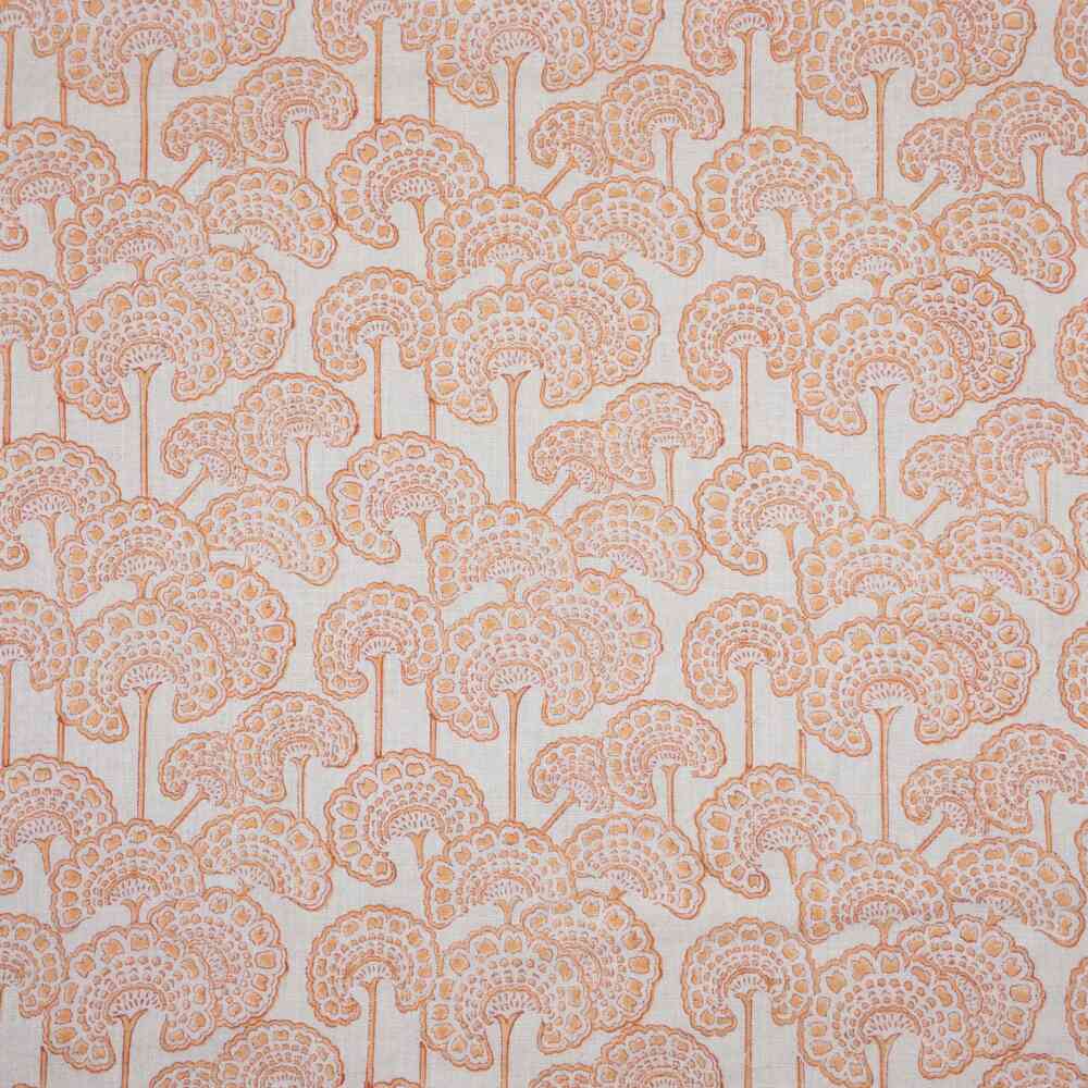 Sample of Stout Thurmond Apricot 2 Comfortable Living Collection Multipurpose Fabric