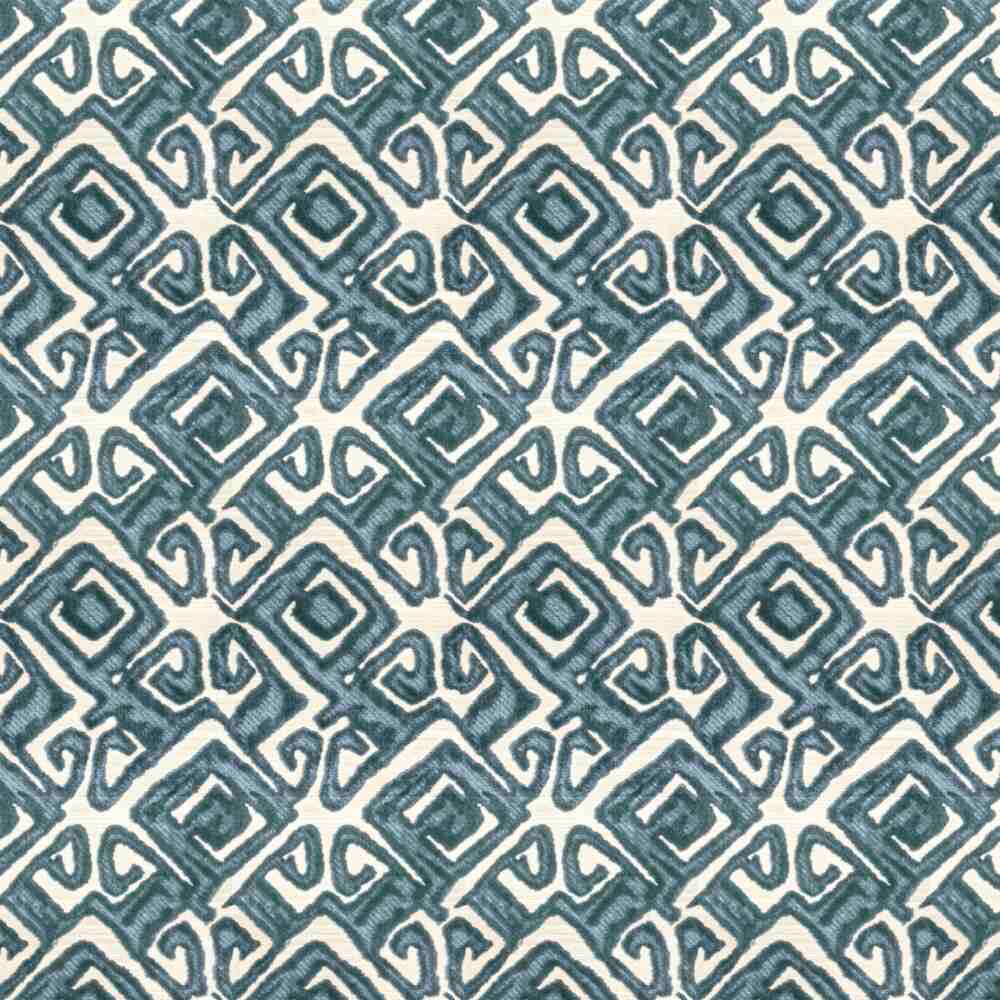 Sample of Stout Tracy Cobalt 1 Comfortable Living Collection Indoor Upholstery Fabric