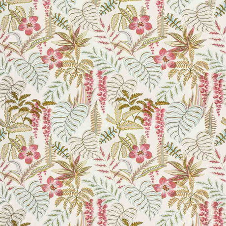 Sample of Stout Tropicale Reef 7806-21 Bassett McNab Collection Multipurpose Fabric