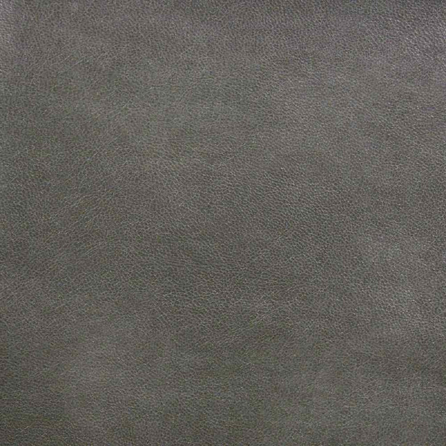Sample of Stout Turco Charcoal 12 Recycled Leather Collection Indoor Upholstery Fabric