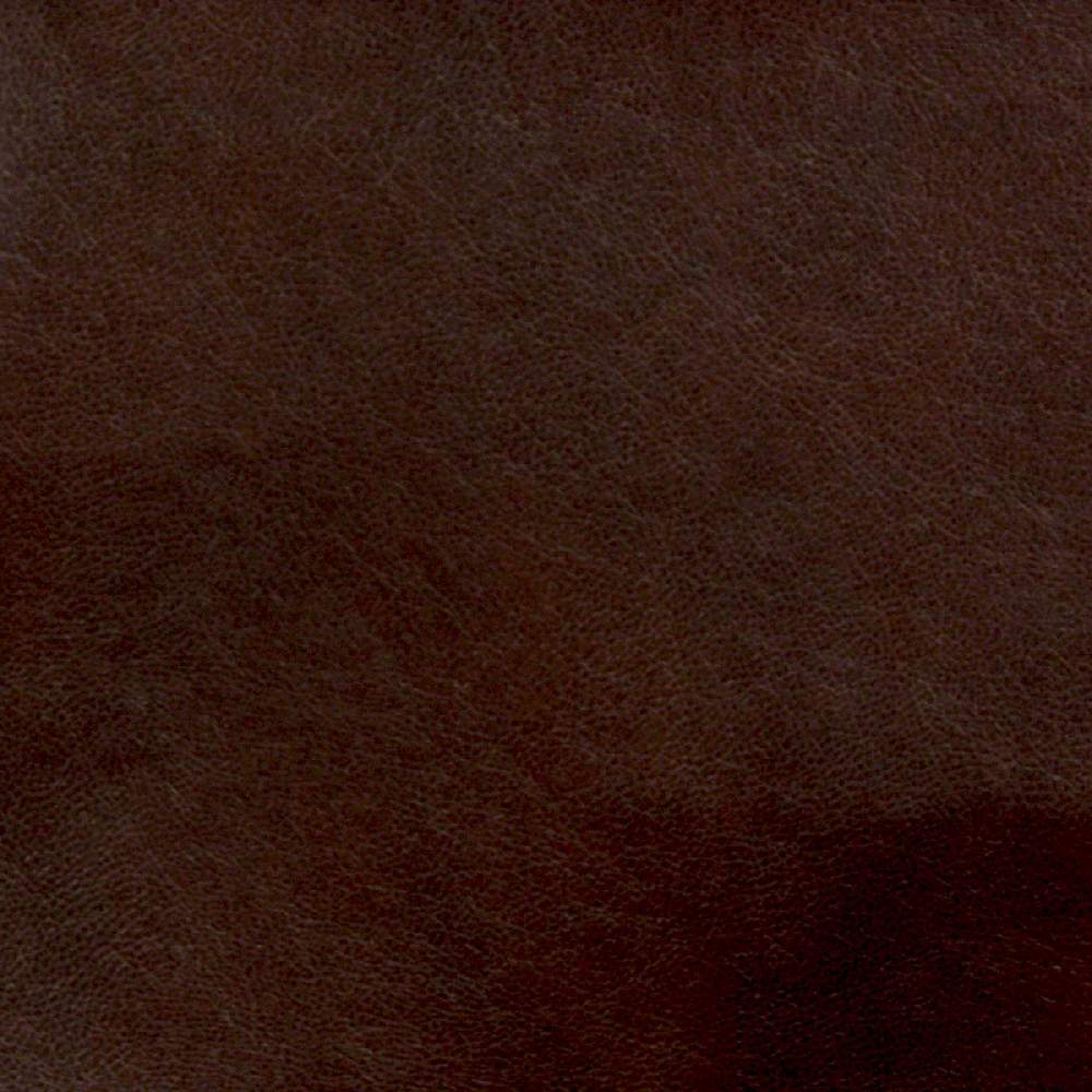 Sample of Stout Turco Espresso 7 Recycled Leather Collection Indoor Upholstery Fabric