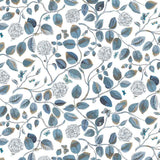 Sample of Stout Wandering Rose Lake 7830-3 Bassett McNab Collection Multipurpose Fabric