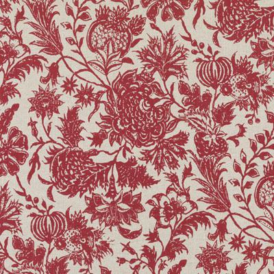 Suburban 72088-9 Red Market Place Wovens and Prints Collection Multipurpose Fabric