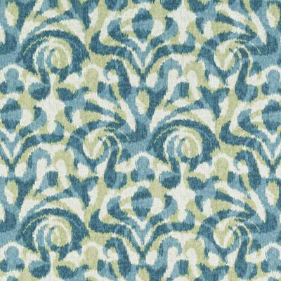 Suburban 72089-601 Aqua / Green Market Place Wovens and Prints Collection Multipurpose Fabric