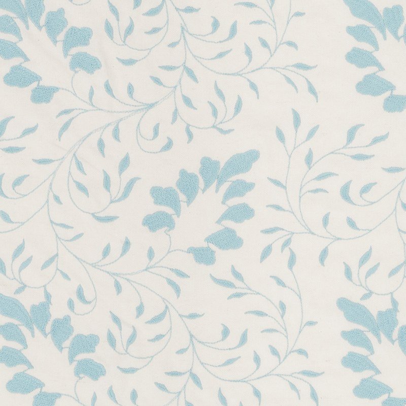 Suburban SA61780-19 Aqua Nostalgia Prints and Wovens Collection Multipurpose Fabric