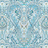 Suburban SE42628-5 Blue Nostalgia Prints and Wovens Collection Indoor Upholstery Fabric