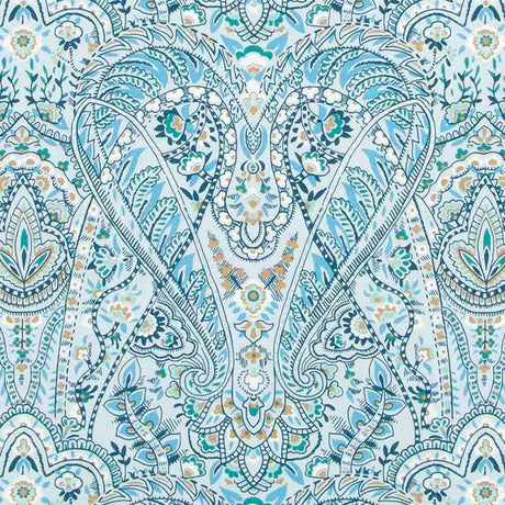 Suburban SE42628-5 Blue Nostalgia Prints and Wovens Collection Indoor Upholstery Fabric