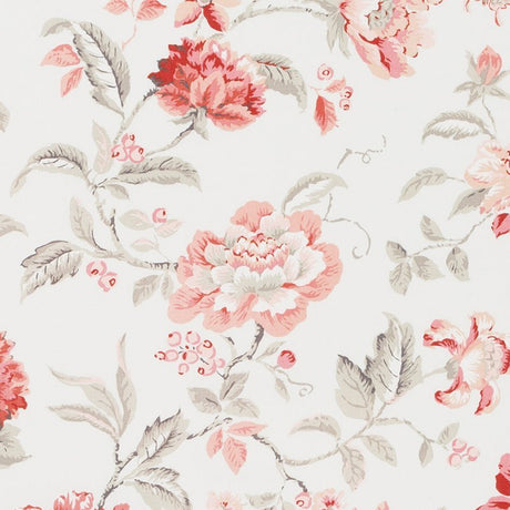 Suburban SE42630-746 Geranium Nostalgia Prints and Wovens Collection Indoor Upholstery Fabric