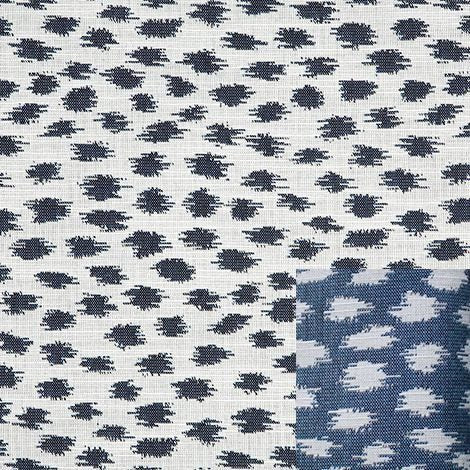 Sample of Sunbrella Agra Indigo 145147-0000 Fusion Collection - Reversible Upholstery Fabric (Light Side)