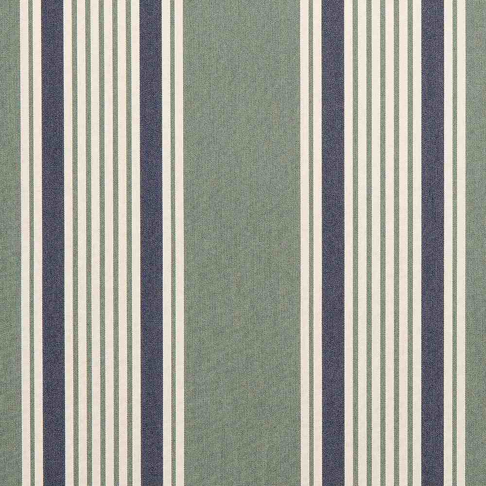 Sample of Sunbrella Ashford Forest 4995-0000 46-Inch Stripes Awning / Shade Fabric