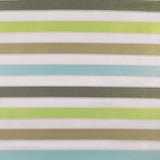 Sample of Sunbrella by Alaxi Circus Stripe Seaglass Best of Alaxi Collection Upholstery Fabric