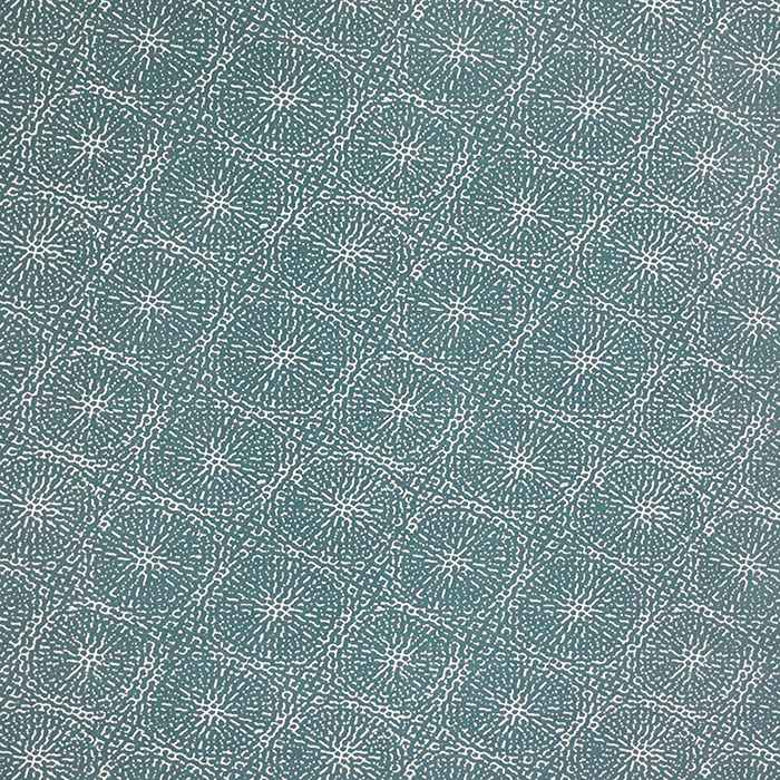 Sample of Sunbrella by Alaxi Copeland Turquoise Atmospherics Collection Upholstery Fabric