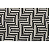 Sample of Sunbrella by Magitex Bora Bora Black Pacific Collection Upholstery Fabric