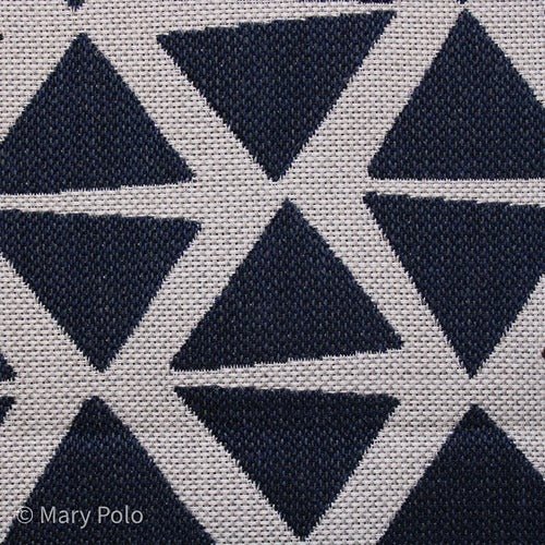 Sample of Sunbrella by Magitex Tahiti Midnight Pacific Collection Upholstery Fabric