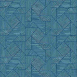 Sample of Sunbrella by Mayer Acuco Cobalt 445-004 Wonderlust Collection Upholstery Fabric