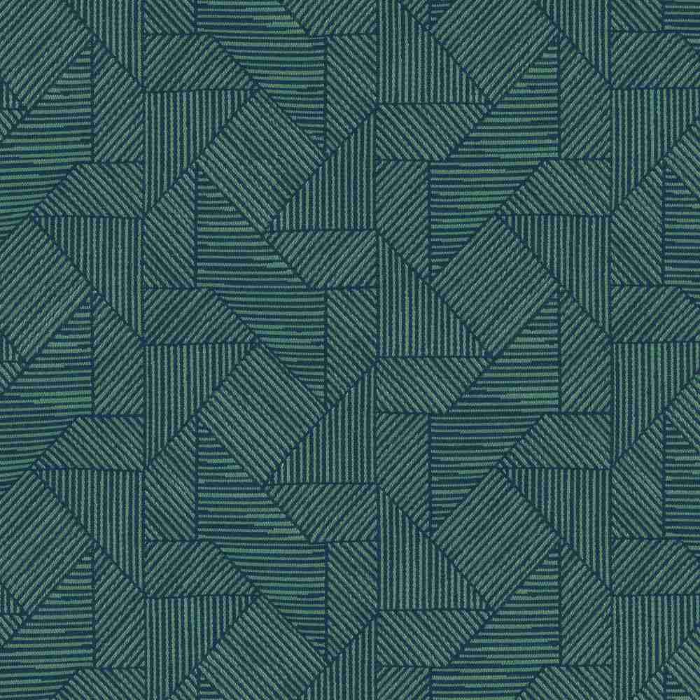 Sample of Sunbrella by Mayer Acuco Peacock 445-003 Wonderlust Collection Upholstery Fabric