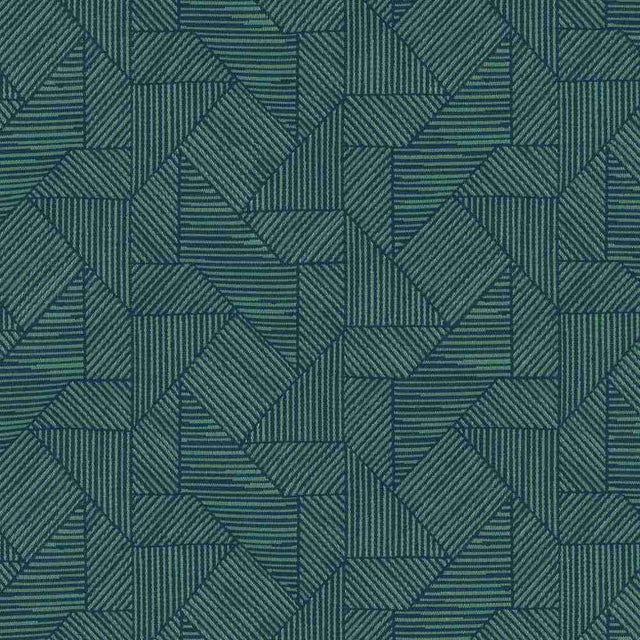 Sample of Sunbrella by Mayer Acuco Peacock 445-003 Wonderlust Collection Upholstery Fabric
