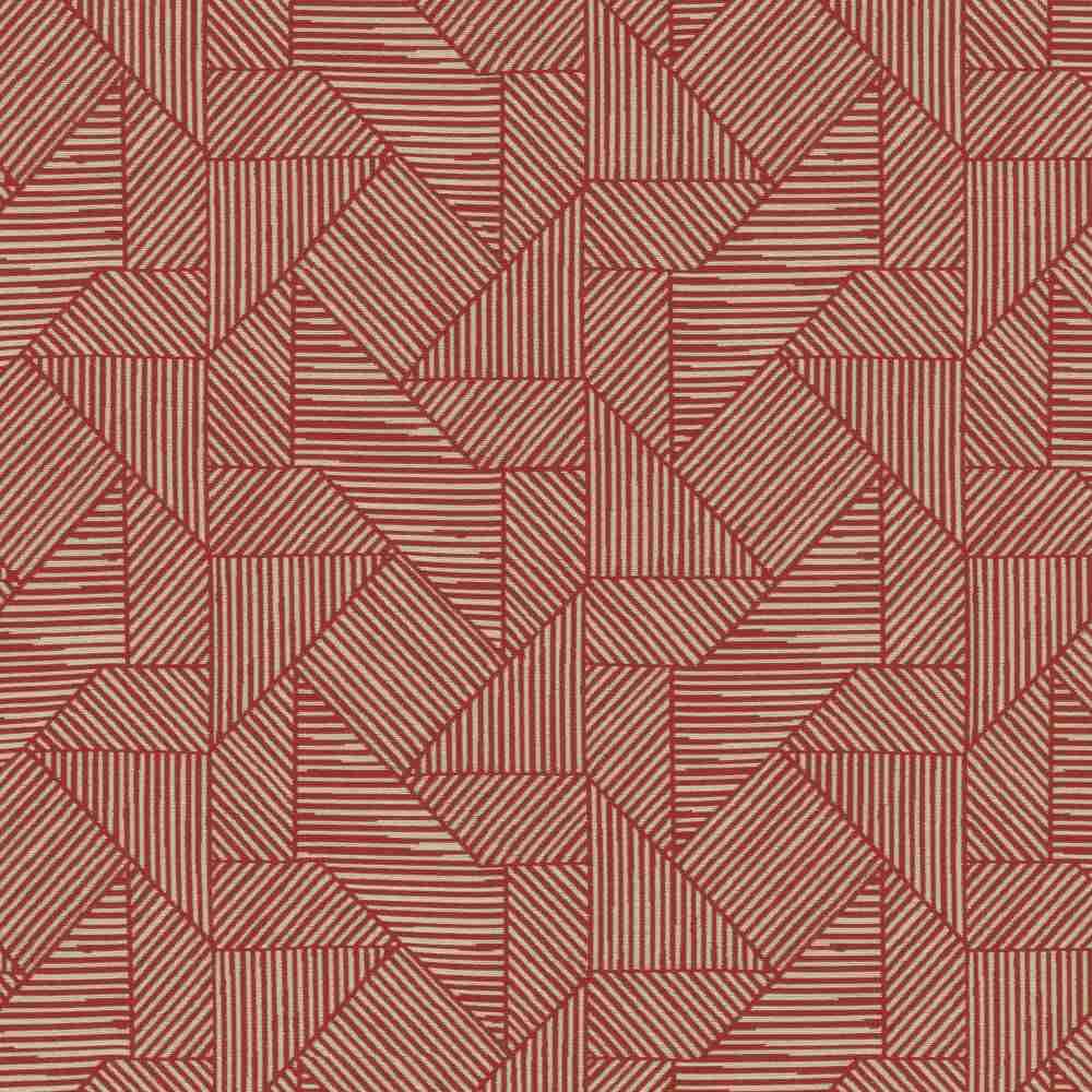 Sample of Sunbrella by Mayer Acuco Poppy 445-001 Wonderlust Collection Upholstery Fabric