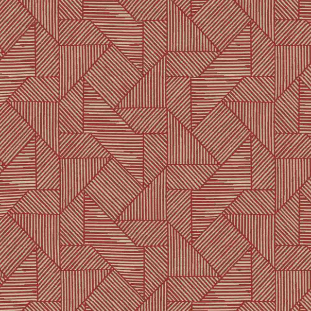 Sample of Sunbrella by Mayer Acuco Poppy 445-001 Wonderlust Collection Upholstery Fabric