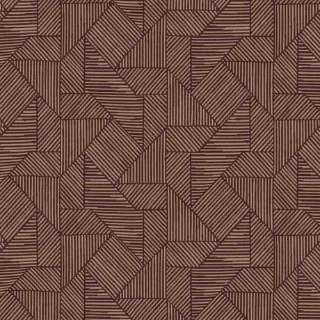 Sample of Sunbrella by Mayer Acuco Raisin 445-000 Wonderlust Collection Upholstery Fabric