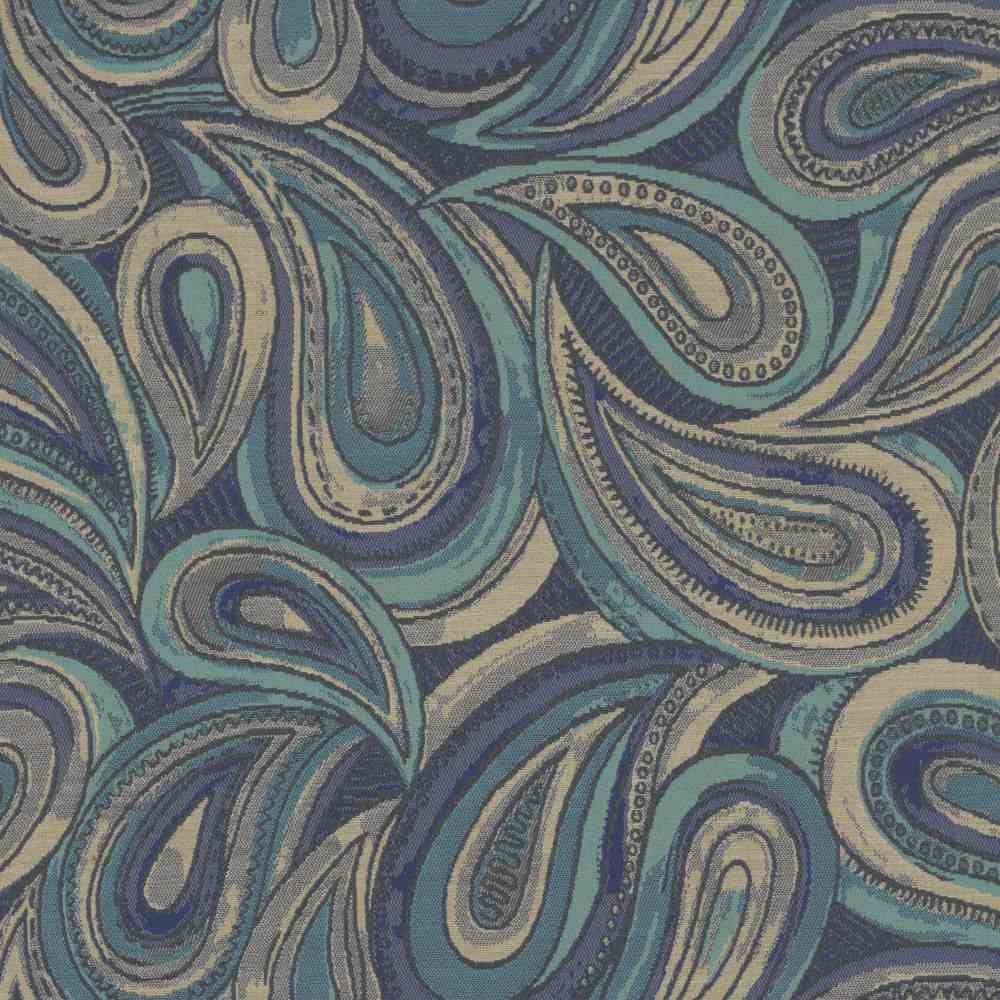 Sample of Sunbrella by Mayer Boteh Cerulean 414-004 Imagine Collection Upholstery Fabric