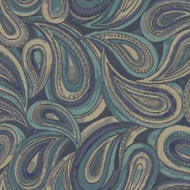Sample of Sunbrella by Mayer Boteh Cerulean 414-004 Imagine Collection Upholstery Fabric