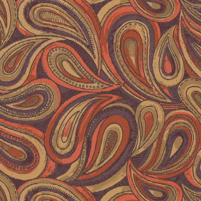 Sample of Sunbrella by Mayer Boteh Orange Blaze 414-009 Imagine Collection Upholstery Fabric