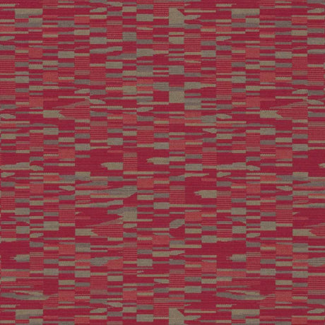 Sample of Sunbrella by Mayer Collage Crimson 417-001 Imagine Collection Upholstery Fabric