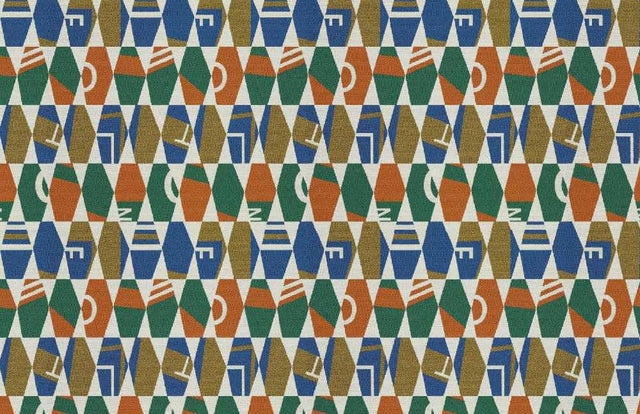 Sample of Sunbrella by Mayer Signs Sunset 432-009 Vollis Simpson Collection Upholstery Fabric