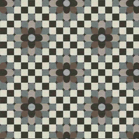 Sample of Sunbrella by Mayer Sula Mocha 446-000 Wonderlust Collection Upholstery Fabric
