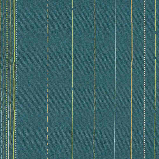 Sample of Sunbrella by Mayer Wilson Lagoon 436-003 Vollis Simpson Collection Upholstery Fabric