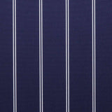 Sample of Sunbrella Cooper Navy 4987-0000 46-Inch Stripes Awning / Shade Fabric
