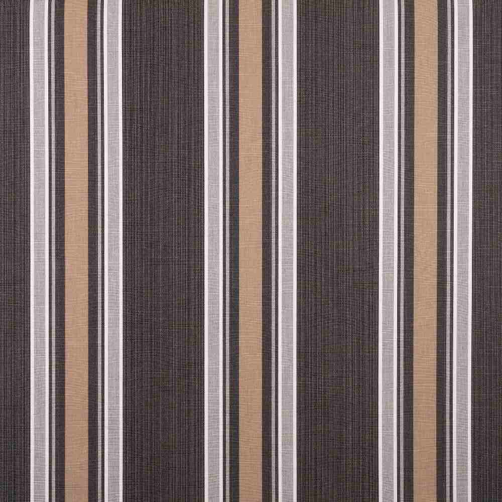 Sample of Sunbrella Emblem Classic 4824-0000 46-Inch Stripes Mayfield Collection Awning / Shade Fabric
