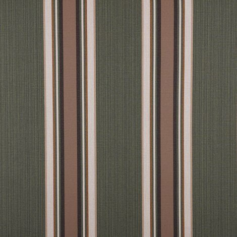 Sample of Sunbrella Emblem Fern 4801-0000 46-Inch Stripes Mayfield Collection Awning / Shade Fabric