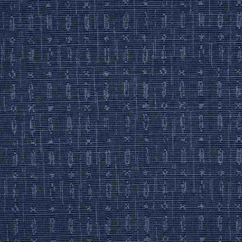 Sample of Sunbrella Embrace Indigo 145849-0003 Balance Collection Upholstery Fabric