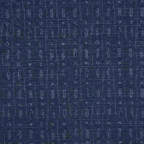 Sample of Sunbrella Embrace Indigo 145849-0003 Balance Collection Upholstery Fabric