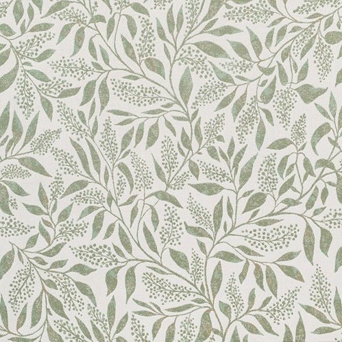 Sample of Sunbrella Exquisite Aloe 146272-0001 Fusion Collection Upholstery Fabric