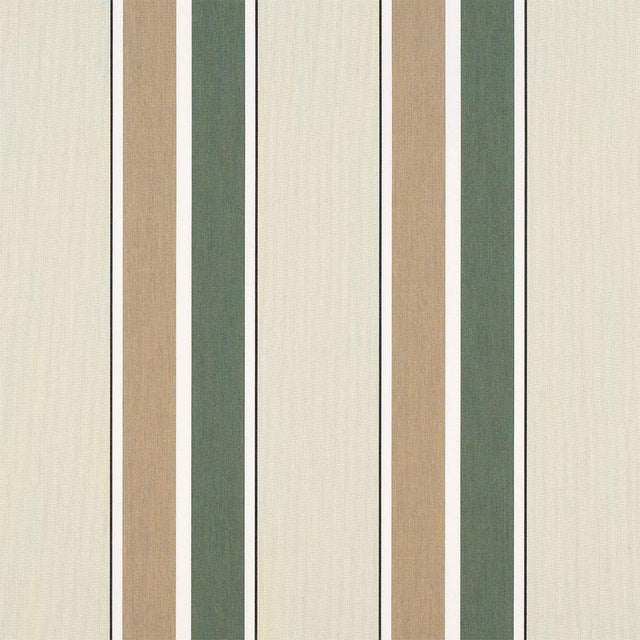 Sample of Sunbrella Fern / Heather Beige Blockstripe 4959-0000 46-Inch Stripes Awning / Shade Fabric