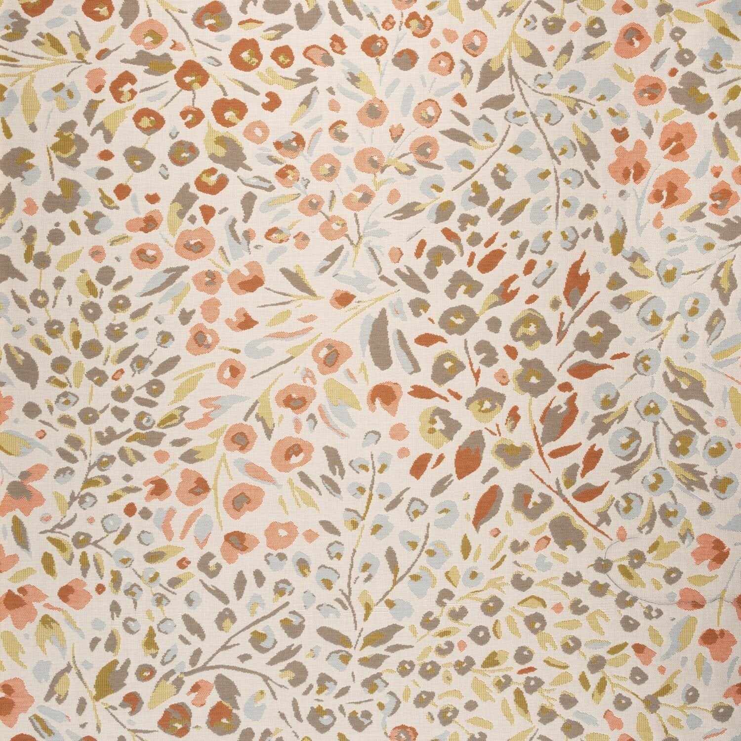 Sample of Sunbrella Flora Sunset 146608-0001 Upholstery Fabric
