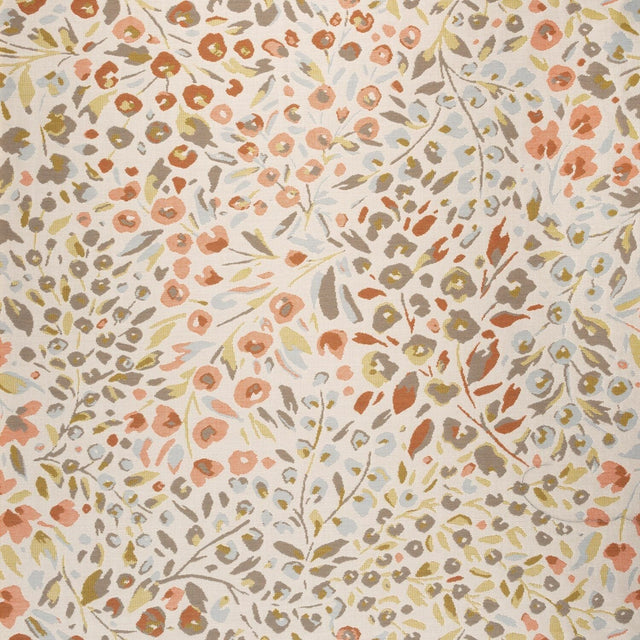 Sample of Sunbrella Flora Sunset 146608-0001 Upholstery Fabric